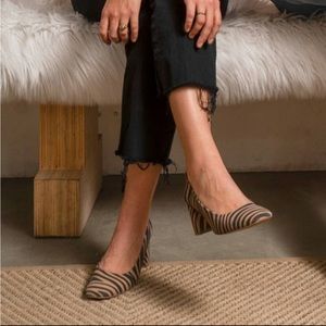 Charlotte Stone Blake Pumps in Zebra